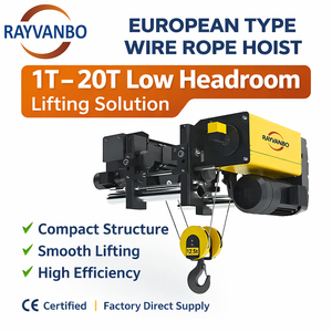 Nuevo <span class=keywords><strong>Polipasto</strong></span> <span class=keywords><strong>de</strong></span> Cable Metálico Tipo Europeo Estándar <span class=keywords><strong>de</strong></span> 1-20 Toneladas M5, Diseño Ligero para Trabajo Pesado, Hoteles, Industria y Manufactura - Product Image 1