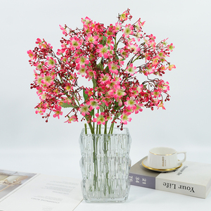 Fiore di Dafne Invernale Artificiale in Seta Effetto Reale per Decorazione Casa <span class=keywords><strong>Fiori</strong></span> Artificiali - Product Image 1