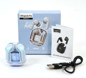 <span class=keywords><strong>2026</strong></span> Air31 TWS 耳机 LED 显示屏 无线 5.3 ENC 降噪 IPX4 防水 水晶设计 OEM 标志 全新阿里巴巴 - Product Image 5