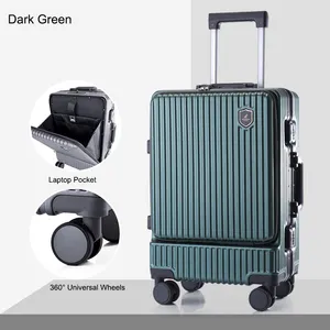 YX16608 Wide Tie Rod Suitcase Case guangdong light luggage and bags luggage travel bags luxury