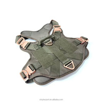 Vente directe usine – Ensemble gilet et laisse en nylon pour dressage sportif moderne des animaux de compagnie – Vêtements portables pour chien, couleur unie, toutes saisons