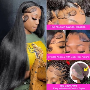 Perruques en cheveux humains en gros, perruque frontale vietnamienne en cheveux humains, perruque 100% cheveux humains, fournisseurs en gros de cheveux vierges et bruts, lisses comme des baguettes - Product Image 4