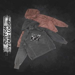 Sudaderas con Capucha Personalizadas con Logotipo, Lavado Ácido, Estilo Vintage, Extra Grandes, Desgastadas, 100% Algodón Terry para Hombre - Product Image 1