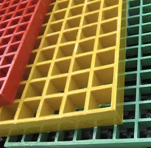 Tùy chỉnh sợi thủy tinh gia cố nhựa nhiệm vụ nặng nề FRP Grating