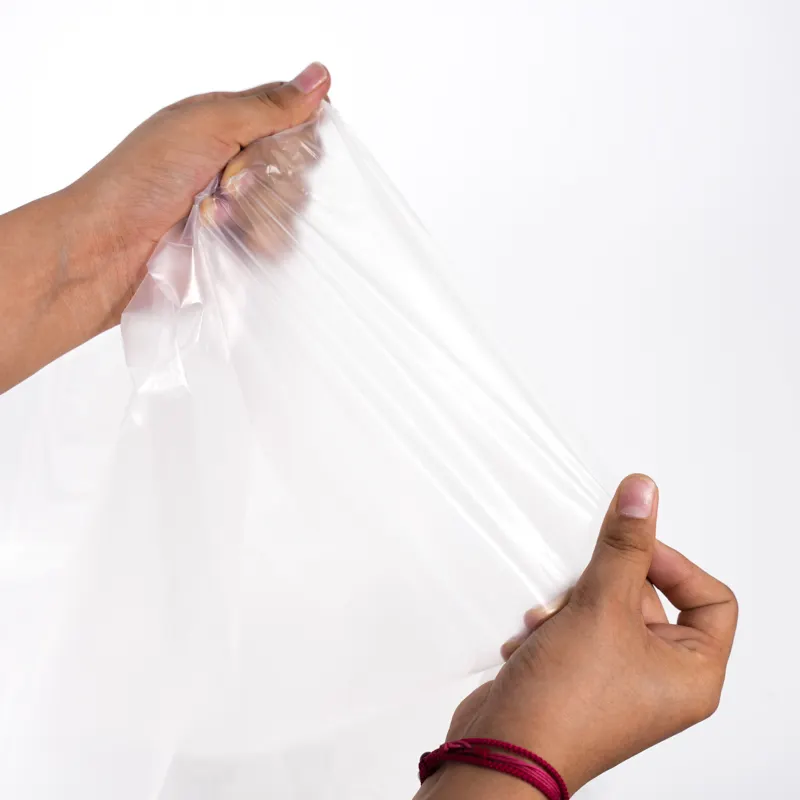 투명 PO 포장 가방 의류 속옷 용 재밀봉 접착제 테이프이있는 높은 투명 플라스틱 자체 접착 씰 백
