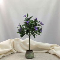 Pot de fleur artificiel élégant au design floral haut PU réaliste nouvel an chinois nouvel an fête des mères noël maison mariage