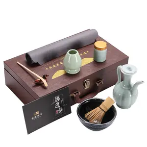 Çay yuvası Matcha fırça Song hanedanı Matcha çayı makinesi aracı çay seti hediye kutusu