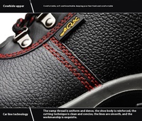 Chaussures de sécurité isolées pour électriciens 6KV, tige en cuir de vachette double couche, protection anti-écrasement en plastique, travail hiver/printemps/automne