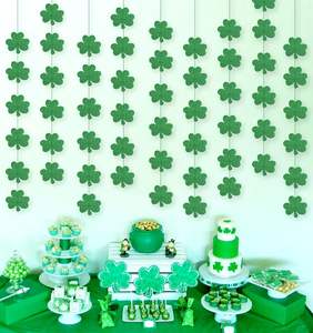 Decorazioni per il <span class=keywords><strong>Giorno</strong></span> <span class=keywords><strong>di</strong></span> San Patrizio - Ghirlanda Sospesa 'Lucky One' per Compleanno, Ornamenti per Feste Irlandesi Senza Materiale - Product Image 6