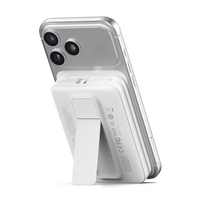 Banco de Energía Magnético Portátil de 10000 mAh con Pantalla Digital, PD20W, SCP22.5W, Cable USBC Integrado, para Teléfono y Reloj