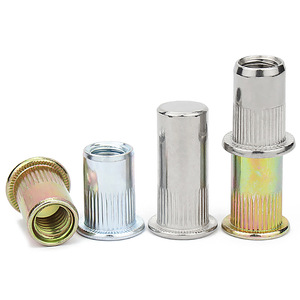 Tuercas Remachables M3 M4 M5 M6 M8 M10 con Cabeza Avellanada y Brida, Galvanizadas de Zinc, Acero y Aluminio para Fabricación de Electrónica 3C - Product Image 1