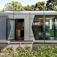 Capsule de camping de luxe moderne en acier préfabriqué, système intelligent, pour usage extérieur, hôtel, bureau, bâtiment – Marque Qianglin à montage rapide