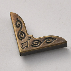 <b>Corner</b> <b>Protectors</b> B-446 5mm Hollow Antique Bronze Finish For Books Notebooks Photo Albums - Product Image 2