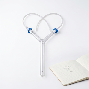 Olfactomètre en Y de laboratoire en verre borosilicaté de 30 mm de diamètre pour la recherche personnalisée sur le comportement des insectes - Product Image 1