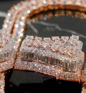 Joyería fina personalizada Iced Out <span class=keywords><strong>925</strong></span> <span class=keywords><strong>Silver</strong></span> Hip Hop Vertical letra inicial personalizado Moissanite colgante para collar - Product Image 2