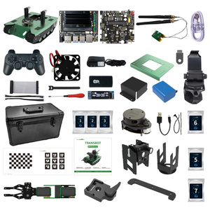 Robot de style chenille Transbot ROS, support pour bras robotique à assemblage rapide basé sur la programmation ROS et <span class=keywords><strong>Python</strong></span> pour Jetson NANO SUB - Product Image 3