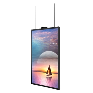 Dây thép treo kỹ thuật số biển và hiển thị máy quảng cáo trong nhà vỏ kim loại CELLO <span class=keywords><strong>LCD</strong></span> màn hình hiển thị - Product Image 3