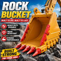 Bucket Batu Baja Tahan Lama Harga Pabrik Dapat Disesuaikan untuk Kebutuhan Konstruksi dan Penggalian