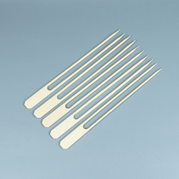 Brochettes de barbecue jetables écologiques en bambou 10/15/20/25 cm, qualité alimentaire supérieure, Teppo, usage unique