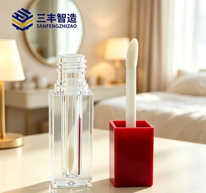 Envase de Plástico PETG de Alta Calidad para Brillo Labial, Tubo Vacío para Bálsamo Labial, Tapa de Rosca para Almacenamiento de Lápiz Labial Líquido, Envase de Belleza - Product Image 1