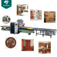 Machine de découpe et de perçage CNC pour le travail du bois, ligne de production de meubles en panneaux, équipement de traitement des portes d'armoires