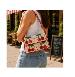 Bolso de Hombro con Cuentas para Mujer, Moderno y Elegante, Ideal para Bodas, Fiestas y Uso Diario - Product Image 5