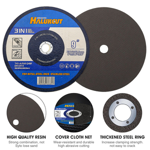 Disque de découpe abrasif de haute qualité pour usine, MPA EN12413, OEM, pour métaux, fer, <span class=keywords><strong>acier</strong></span> inoxydable, 9 pouces, 230x1.9mm, 2mm - Product Image 2