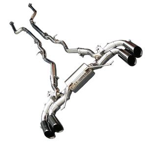 Escape Personalizado Catback para <span class=keywords><strong>BMW</strong></span> <span class=keywords><strong>M8</strong></span> F91/F92/F93 S63 4.4T <span class=keywords><strong>V8</strong></span>, Silenciador SS304 con Control Remoto Valvetronic, Tubo de Escape de Acero Inoxidable 304 - Product Image 2