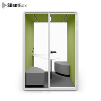 Cabine acoustique de réunion de bureau Cabines de bureau amovibles avec commande de climatisation