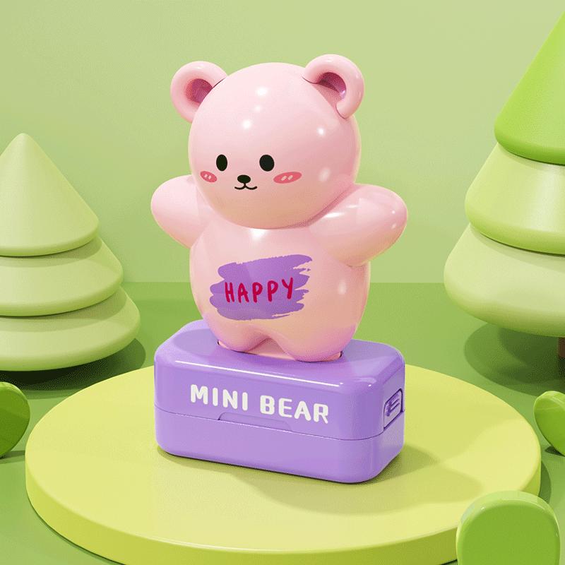 Doll case model-pink bear