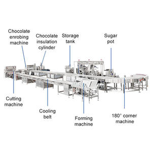 Machine de fabrication de snack-bar au caramel OCEAN automatique Machine de fabrication de barres énergétiques au chocolat de petite capacité - Product Image 2