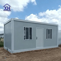 Maison préfabriquée mobile de luxe XH de 20 pieds, noire, détachable, pour hôtel, villa, chambre modulaire