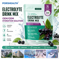 Poudre d'hydratation électrolytique sans sucre, mélange pour boisson avec sodium, potassium, magnésium, complément nutritionnel sportif, 90 g, dose personnalisée