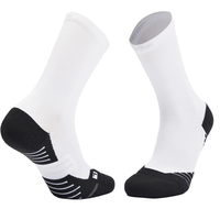 Chaussettes de sport unisexes de haute qualité, montantes jusqu'aux cuisses, imprimées, avec logo personnalisé, respirantes et à séchage rapide, pour l'automne