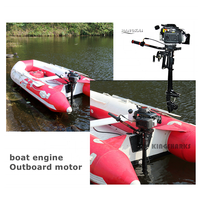 Moteur hors-bord pour bateau à essence 2 temps 9,8 CV à arbre court, démarrage manuel, haute qualité Hangkai 9,8 CV