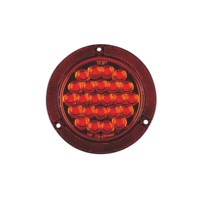 Nouveau KLT-LITE KW8019F Feu arrière/stop/clignotant/de recul pour camion et remorque 4 pouces 12V 24 LED SAE/DOT Étanche IP67 avec garantie de 2 ans