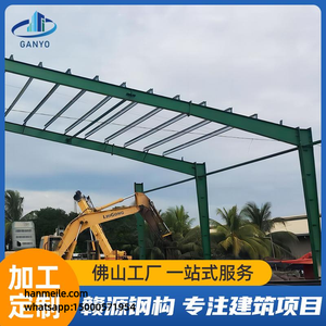 Diseño y Procesamiento de Estructuras de Acero en Foshan, Construcción de Fábricas, Almacenes y Talleres con Techo Reforzado - Product Image 5