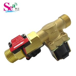 Cảm Biến Lưu Lượng Nước Bằng Đồng Thau SEA G1/<span class=keywords><strong>2</strong></span>, <span class=keywords><strong>1</strong></span>-30L/Phút, Lưu Lượng Kế Kết Hợp Với Van Điện Từ Cho Hệ Thống Năng Lượng Mặt Trời - Product Image 4