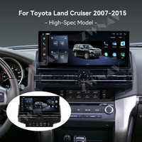 Radio Mobil ZWNAV 15.6" Carplay untuk Toyota Land Cruiser 2007-2015, GPS Navigasi, Multimedia Player, Amplifier, Wifi 4G
