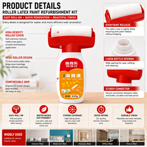 ชุดแปรงลูกกลิ้งทาสีลาเท็กซ์สำหรับงานปรับปรุงบ้าน - Product Image 4