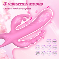 Ylove Vibrateur Féminin en Silicone Souple pour Stimulation Vaginale, Jouet Sexuel pour Couple, Vibrateur Lapin, Vente en Gros Usine