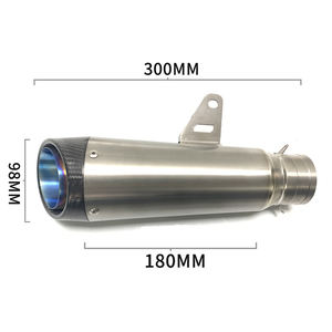 Alliage de titane <span class=keywords><strong>moto</strong></span> universel silencieux d'échappement moteur silencieux d'échappement moteur d'échappement pour YAMAHA pour BMW pour <span class=keywords><strong>KTM</strong></span> - Product Image 1