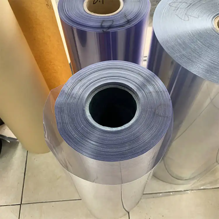 Factory 48 "/54" kann für andere Breiten PVC Transparent Hard Sheet PVC Transparent folie angepasst werden