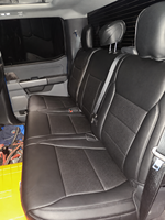 Pour Ford F150 F250 F350 F450 2021 2022 2023 2024 2025 2026, housses de siège sur mesure pour voiture, 5 places, cuir artificiel
