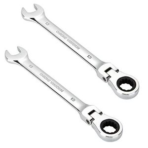 Llave Combinada de Trinquete de Grado Industrial de 9 mm, Acero CRV OEM, 72 Dientes, Llave de Trinquete Flexible, 40 Nm de Torque - Product Image 1