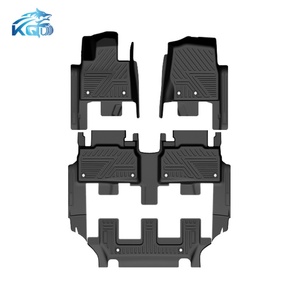 Alfombrillas Negras para Interior de Auto, Diseño Profesional, Hermosas, Fáciles de Limpiar, Impermeables y Resistentes al Desgaste, para Ford Explorer XLT Corsa - Product Image 1