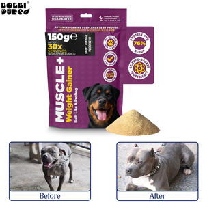 Supplément de poudre de constructeur de <span class=keywords><strong>muscle</strong></span> de <span class=keywords><strong>gain</strong></span> de poids de chien à haute teneur en protéines de qualité supérieure | <span class=keywords><strong>Gain</strong></span> d'entraînement pour les soins de santé et de nutrition des animaux de compagnie - Product Image 1