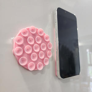 Ventouse en silicone double face, ronde 19 grains, carrée 40 grains, créative, antidérapante, <span class=keywords><strong>fixation</strong></span> <span class=keywords><strong>murale</strong></span>, chargeur, ventouse - Product Image 6