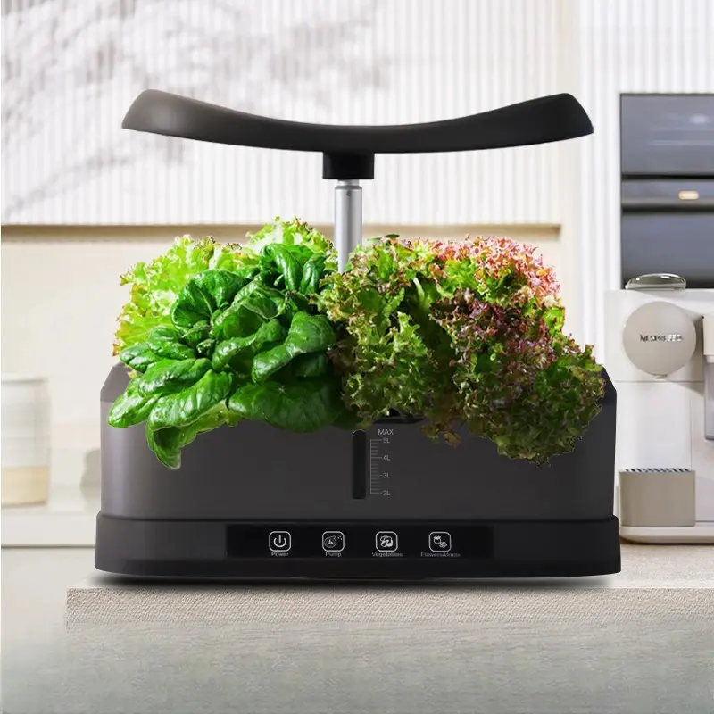 Factory Direct Custom Vegetable Growing Hydroponic System Kitchen Smart Flower Pot