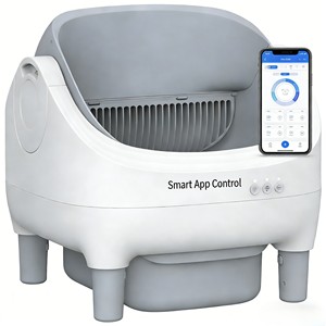 Global Hot Sale One Click Cleaning Automatic Scooping Multiple Safety Guard Large Space APP Control Smart <strong>Cat</strong> <strong>Litter</strong> <strong>Box</strong> - Product Image 2